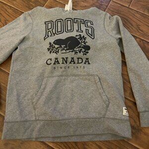 Roots Hoodie Grey Size Medium